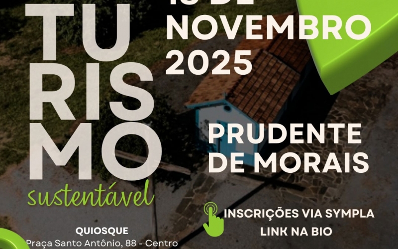 VEM AÍ O SEMINÁRIO INTINERANTE TURISMO SUSTENTÁVEL